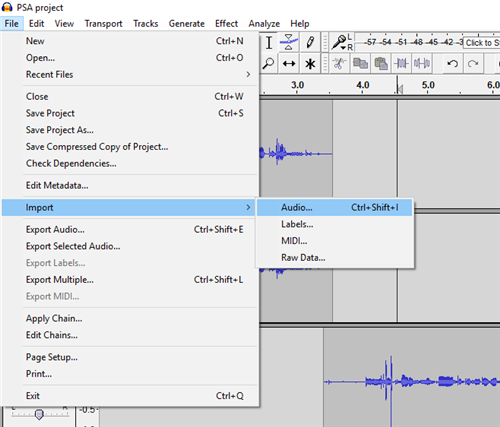 import audio 